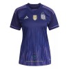 Maglia ufficiale Argentina 3 Star Trasferta Mondiali 2022 per Donna